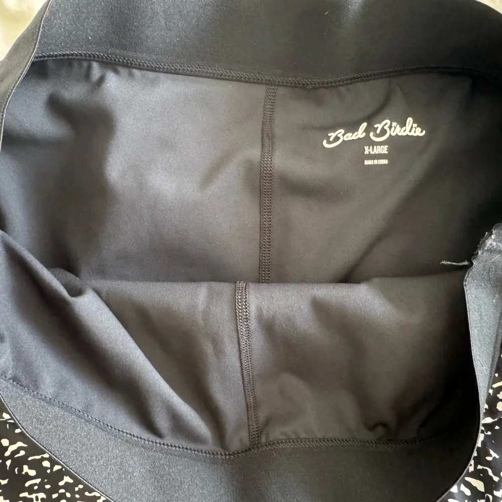 Bad Birdie - Black and White Skort & Crop Polo Set - Golf / Tennis - Picture 2 of 4